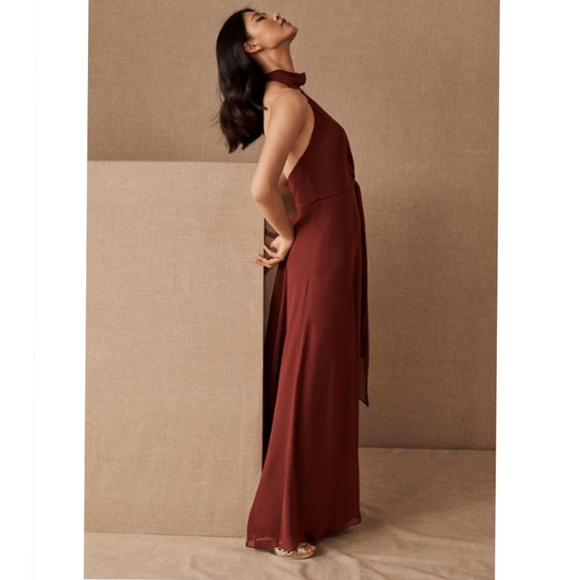 Jenny Yoo Elliya Mock Neck Dress - Picture 8 of 16